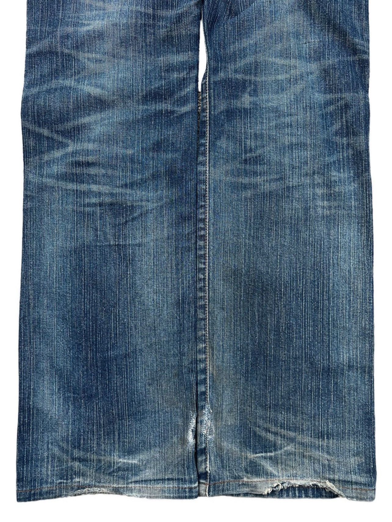 Edwin Vintage Edwin XV Patch Work Jeans Distressed Jeans 32x33.5 Size US 32 / EU 48 - 6 Thumbnail