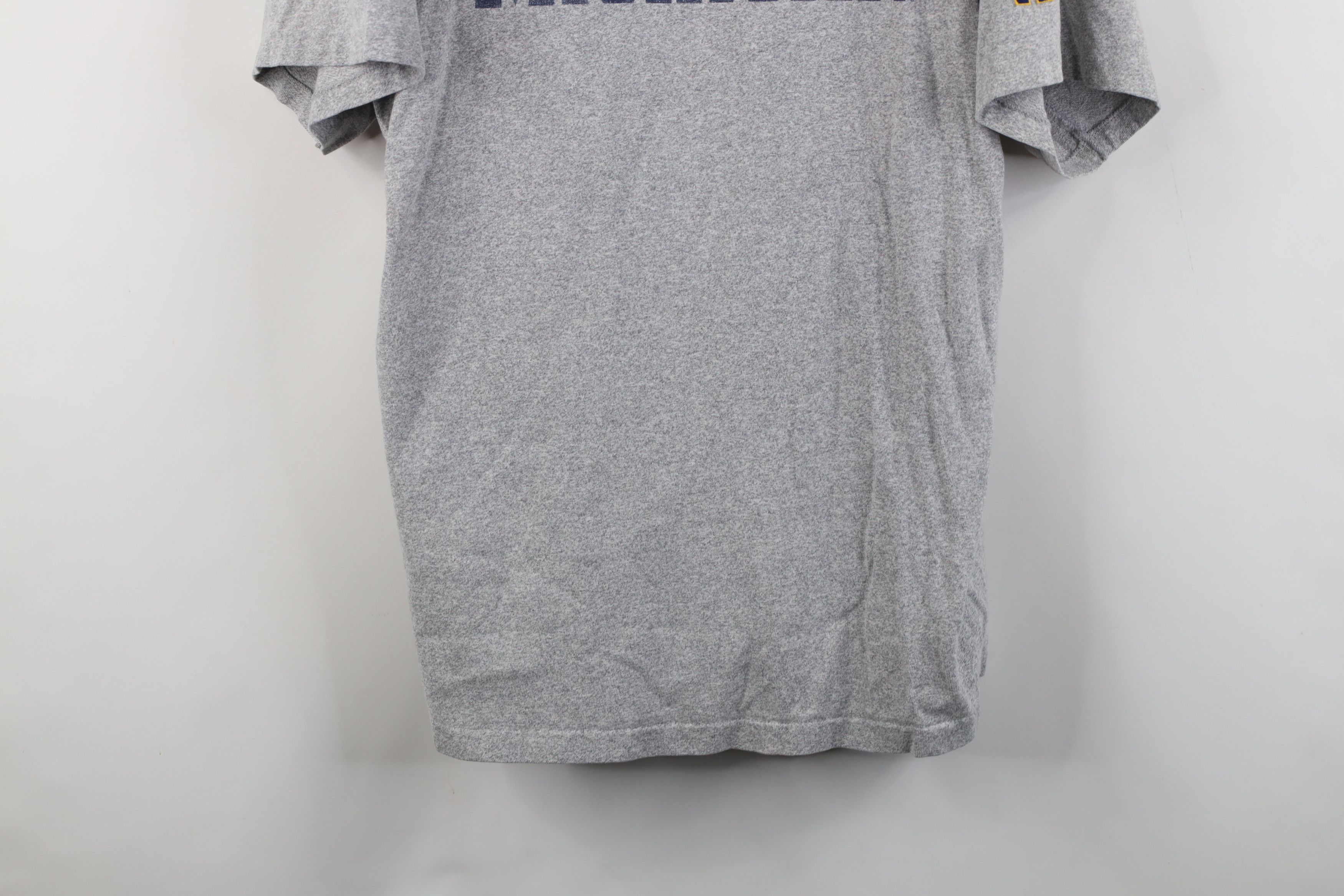Vintage Vintage 90s Spell University of Michigan T-Shirt Gray USA Size US XL / EU 56 / 4 - 3 Thumbnail
