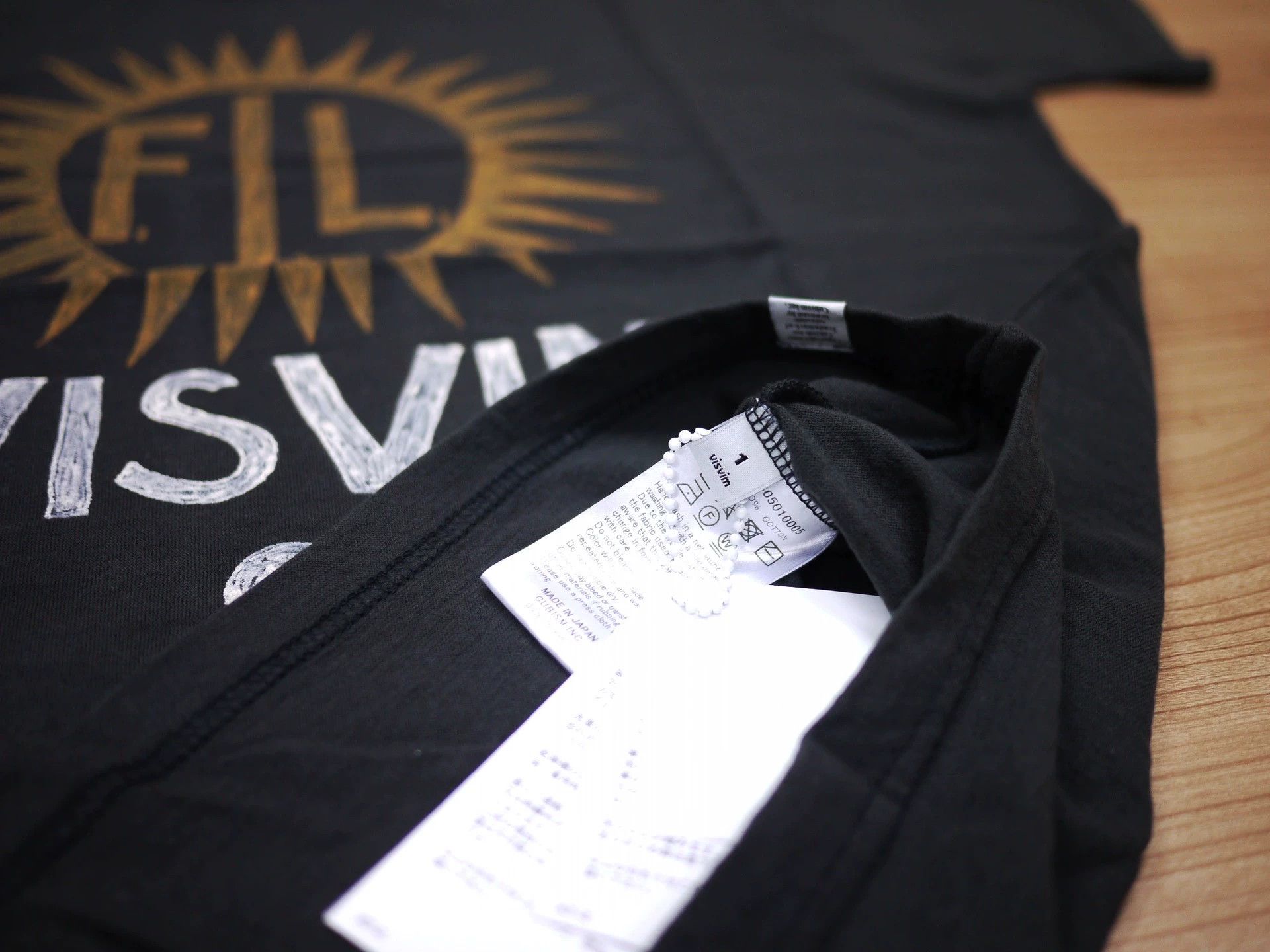 Visvim VISVIM Narrow Crew Tee Black 1 / Grey 3 Size US S / EU 44-46 / 1 - 3 Thumbnail