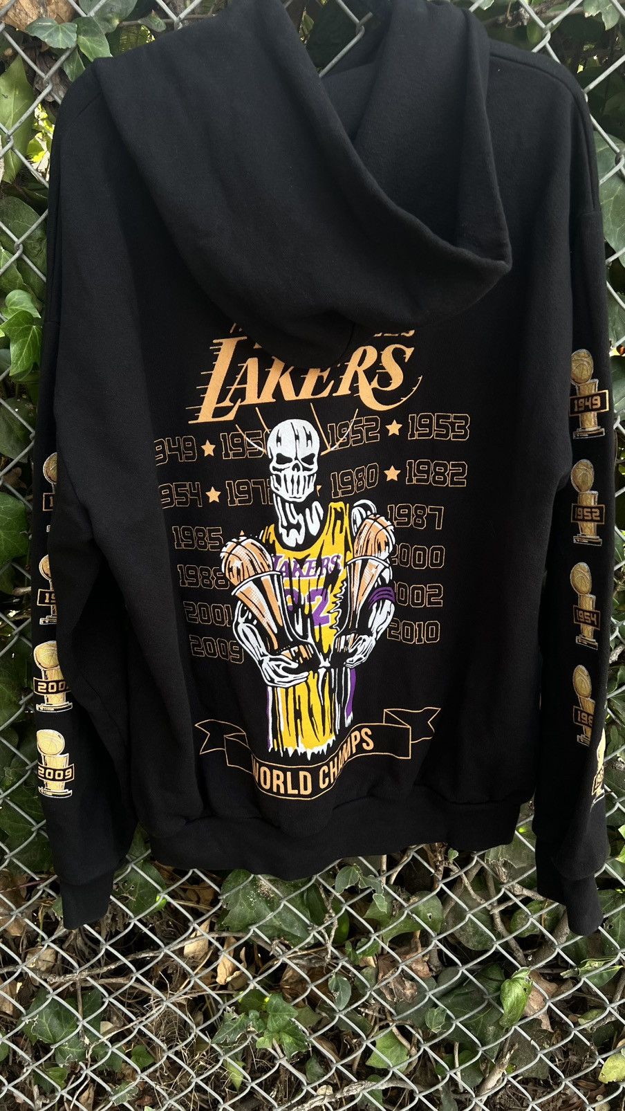 WARREN LOTAS レイカーズ Lakers パーカー ブラック コラボ Warren Lotas Lakers Hoodie | Grailed