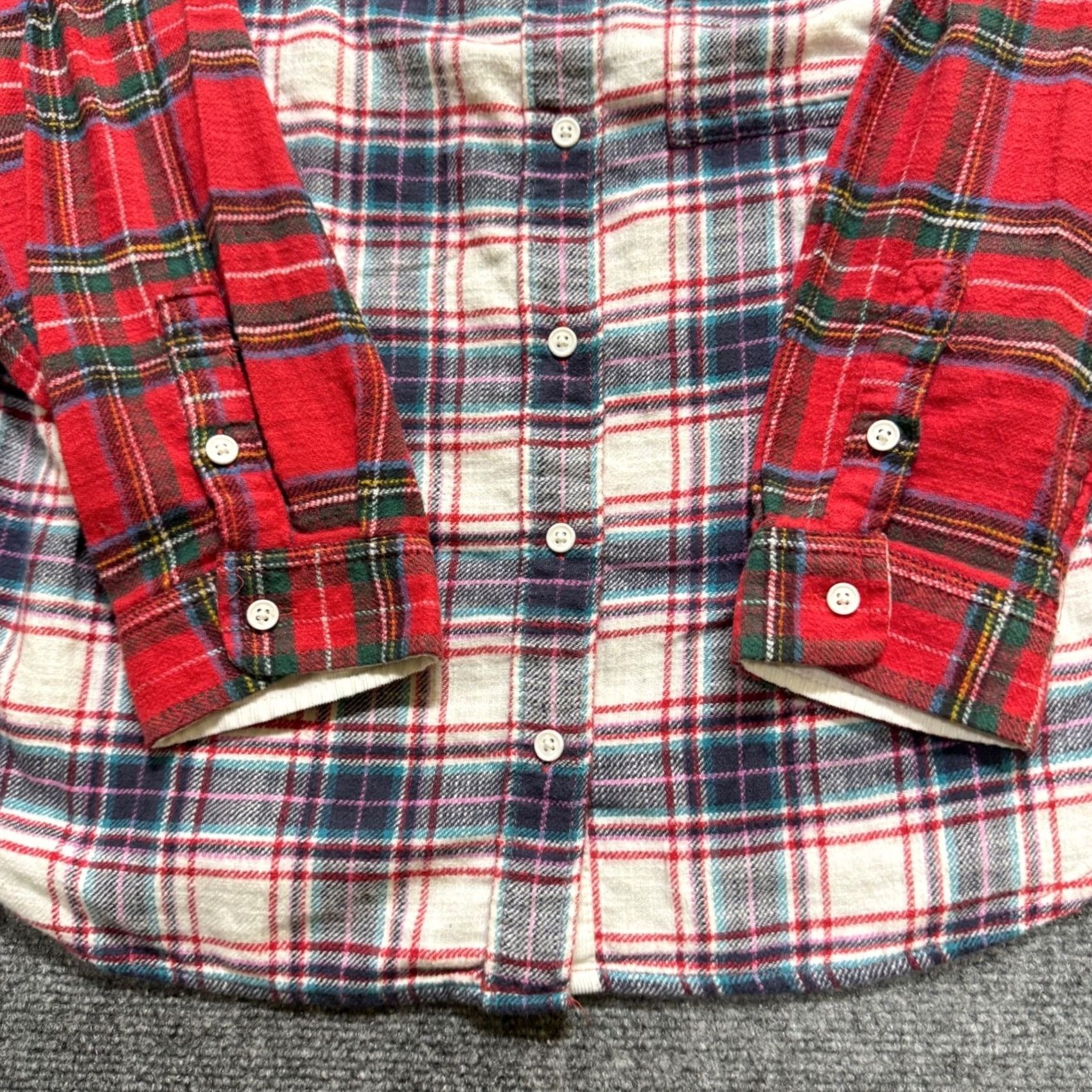 American Eagle Outfitters American Eagle Outfitters Dress Shirt Men M Button Up Plaid Cotton Multicolor Size 40R - 7 Thumbnail