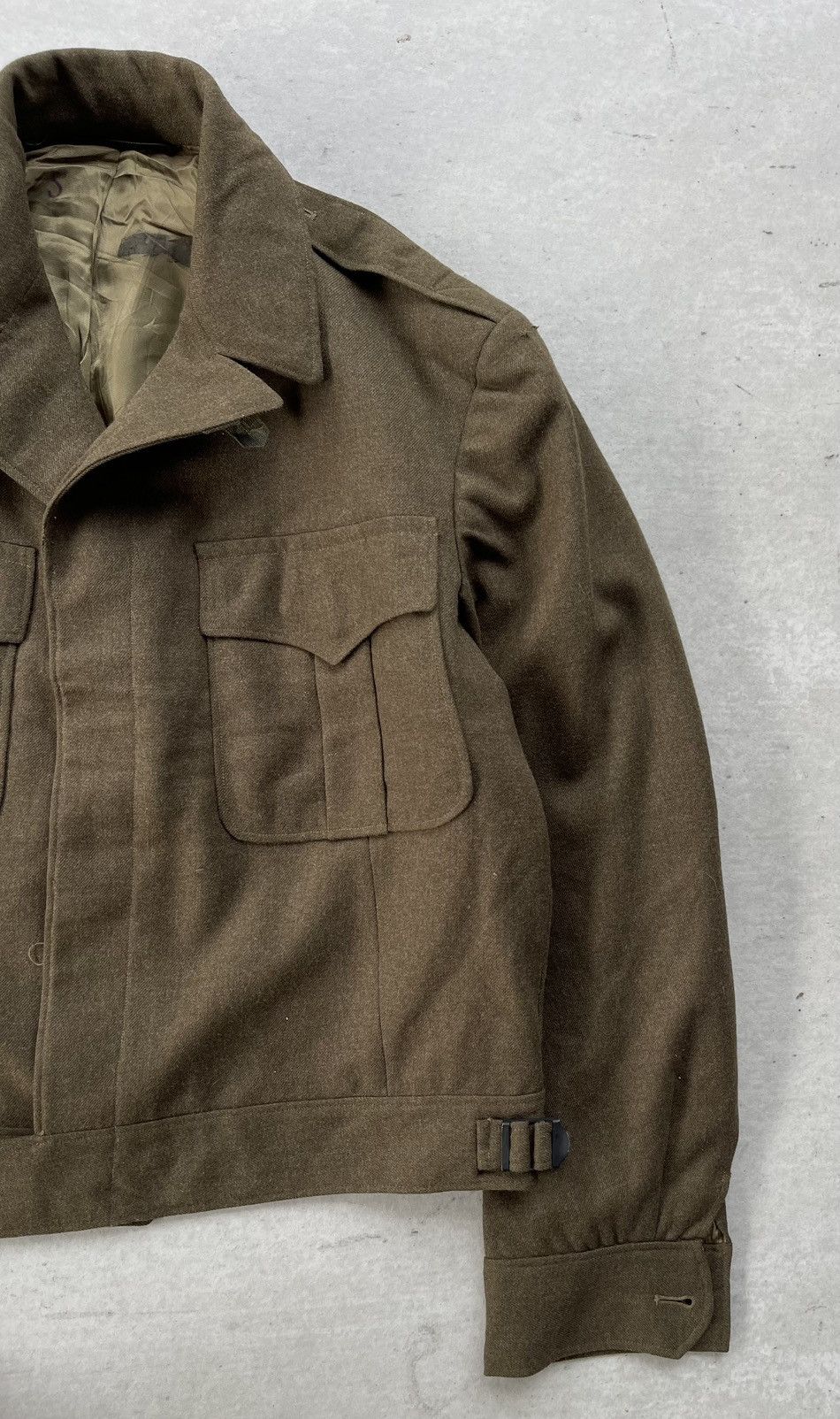 Buzz Rickson's 🔥VINTAGE 1945'S US ARMY WWII ERA FIELD COAT/JACKET Size US M / EU 48-50 / 2 - 4 Thumbnail