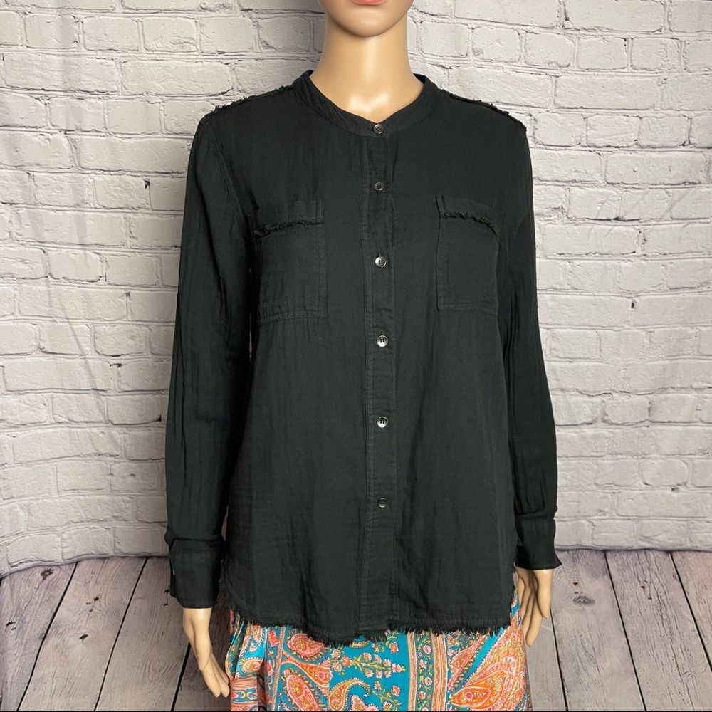Splendid NWT New $118 Splendid Double Cloth Button Up Cotton Shirt B Size XS / US 0-2 / IT 36-38 - 3 Thumbnail