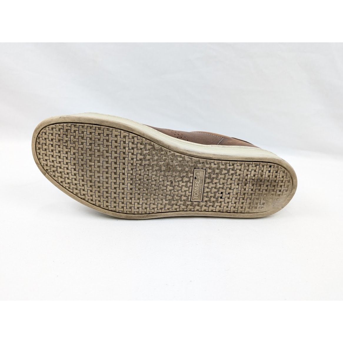 Tom Ford o1rshd1 CC20 Leather Warwick Low Top Sneakers in Brown Size US 10 / EU 43 - 7 Thumbnail
