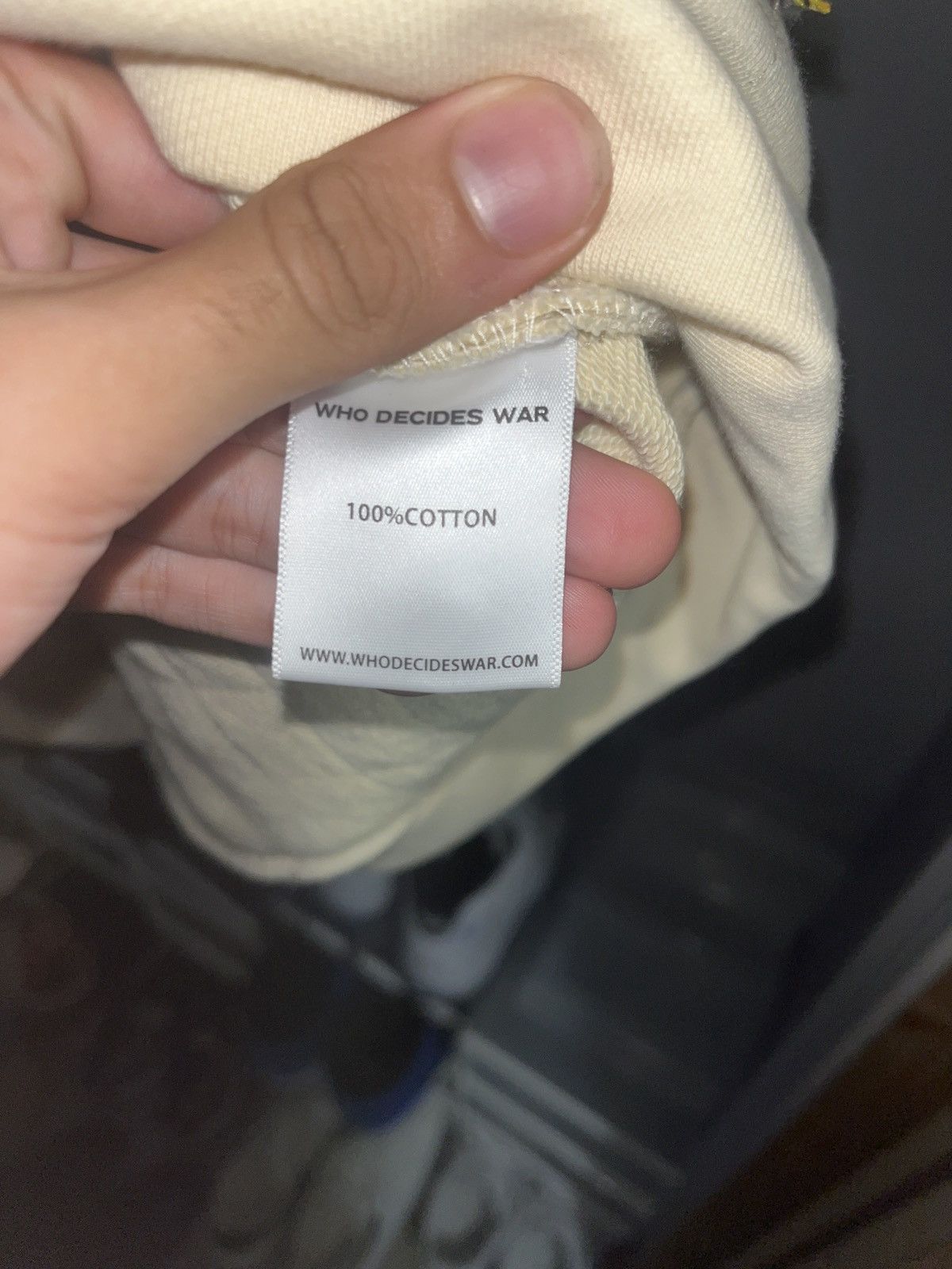 Who Decides War Who decides war hoodie Size US S / EU 44-46 / 1 - 4 Thumbnail