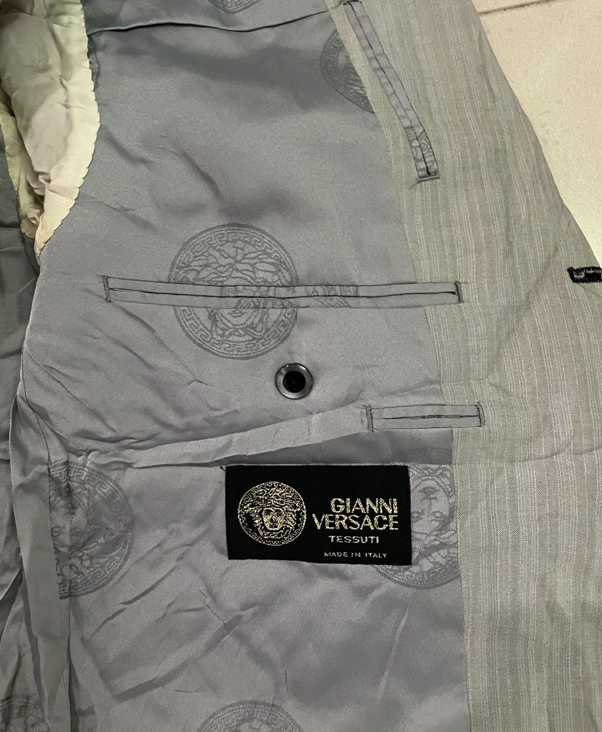 Versace Versace by Gianni Versace Vintage Suit Blazer. Size 46R - 4 Thumbnail