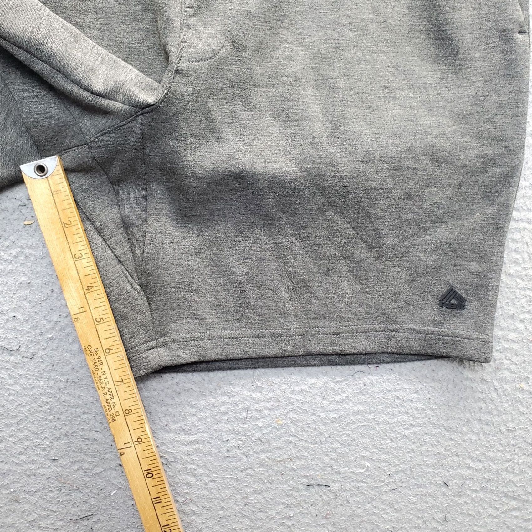 Vintage RBX Active Interlock Shorts Men M Gray Comfort Performance Quick Dry Drawstring Size US 31 - 4 Thumbnail