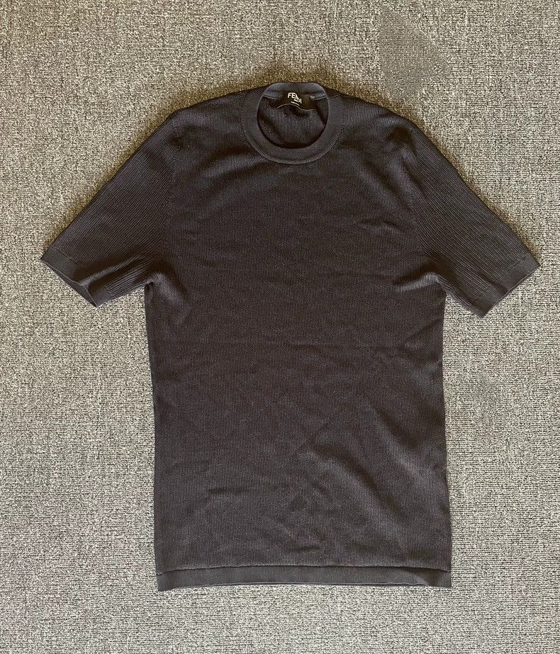 Fendi Fendi Short Sleeve Knit T-Shirt-yf Size US M / EU 48-50 / 2 - 1 Thumbnail