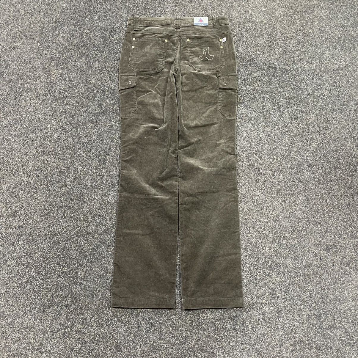 Vintage Vintage Y2K Corduroy Pants Jeans 90s Flared 32 32 Size 32" / US 10 / IT 46 - 3 Thumbnail