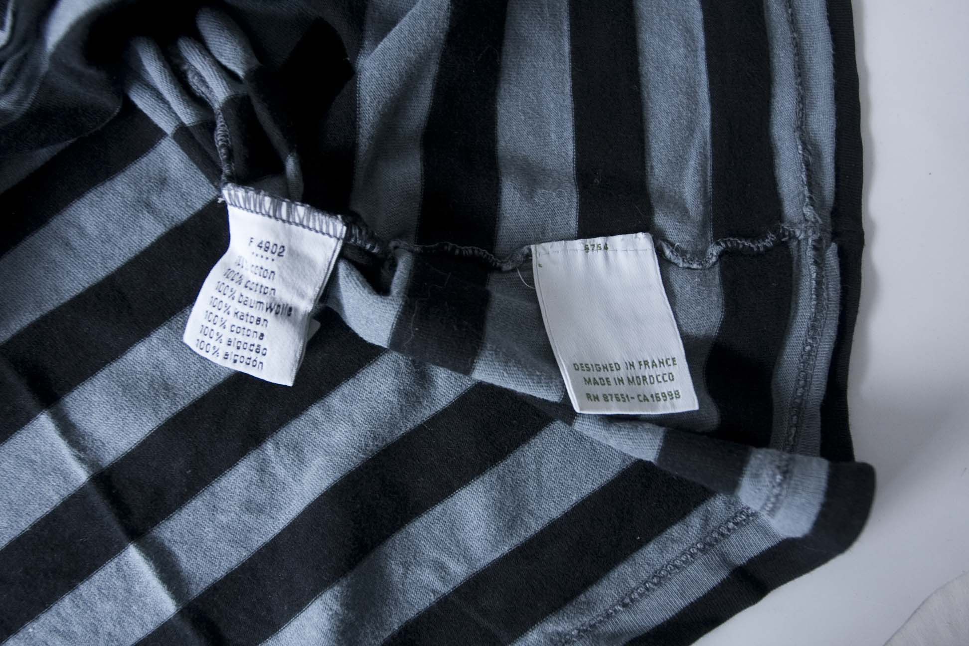 Lacoste Lacoste T Shirt Size 7/ XXL Vintage Washed Stripe Size US XXL / EU 58 / 5 - 5 Thumbnail