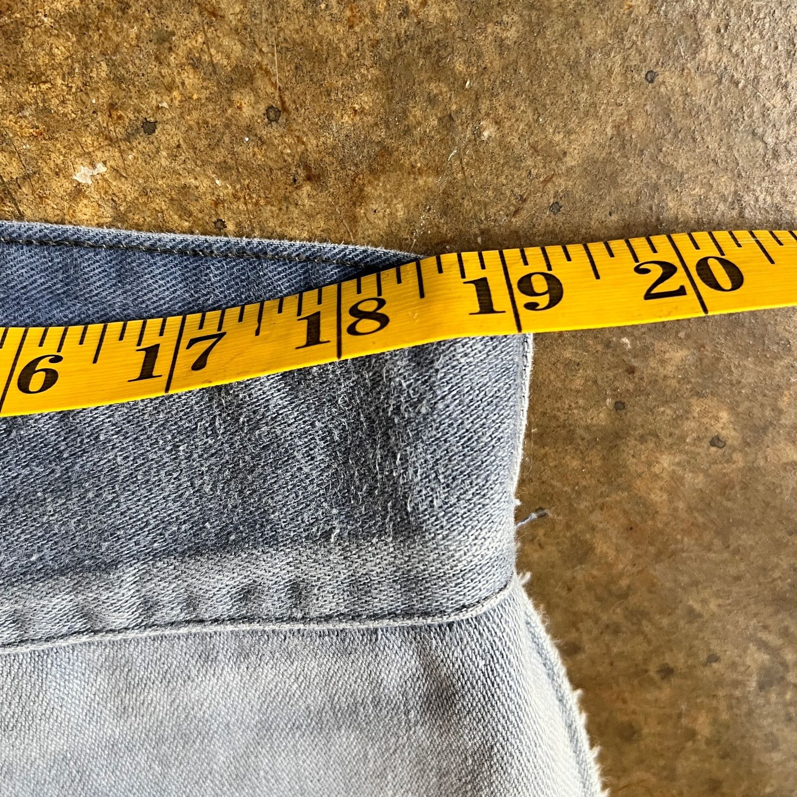 Vintage VTG French Sanforized Chore Pants Fade and Repairs 38x26 Size US 38 / EU 54 - 4 Thumbnail