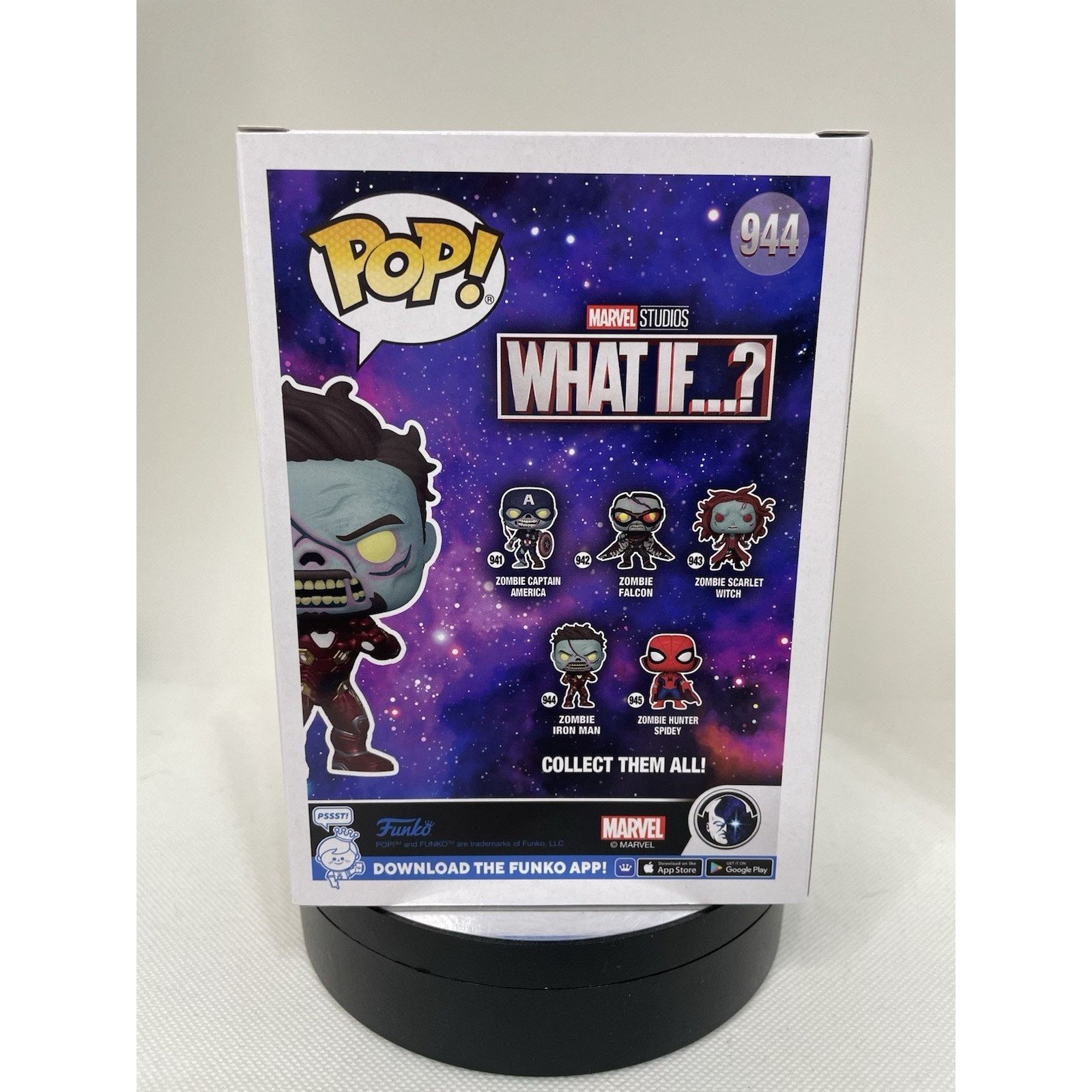 Marvel Comics Funko Pop! Zombie Iron Man 944 GITD Amazon Exclusive Size ONE SIZE - 5 Thumbnail