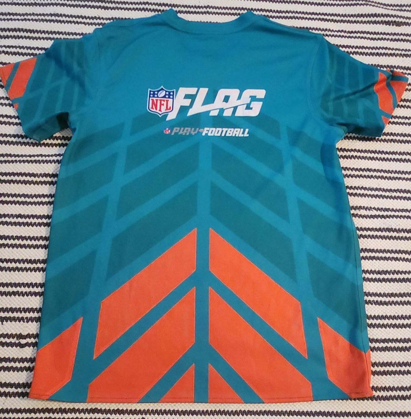 Unknown London Miami Dolphins Reversible NFL Flag Football Jersey MEDIUM Size US M / EU 48-50 / 2 - 2 Thumbnail