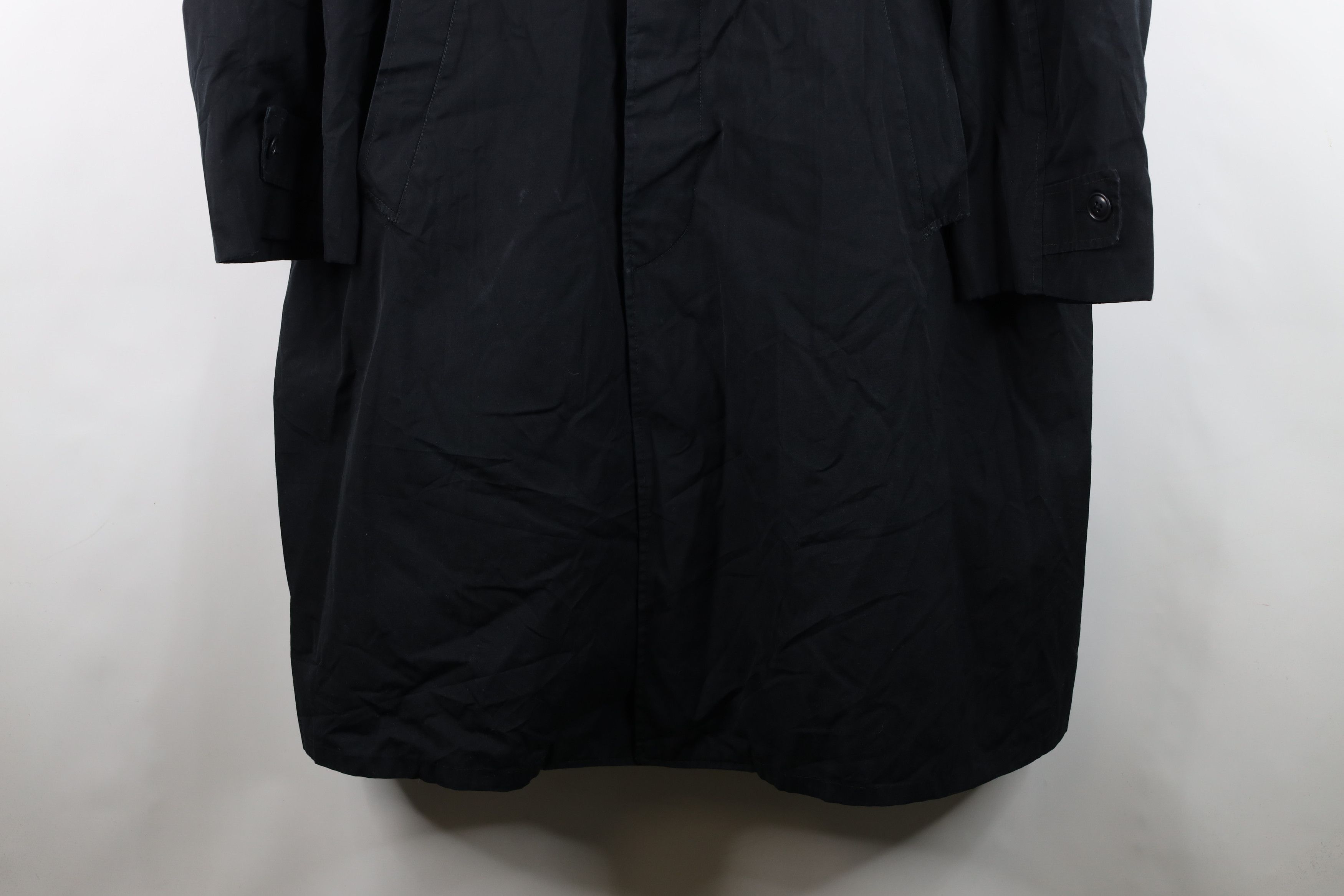Vintage Vintage 50s 60s Rockabilly Trench Coat Rain Jacket Black USA Size US XXL / EU 58 / 5 - 4 Thumbnail