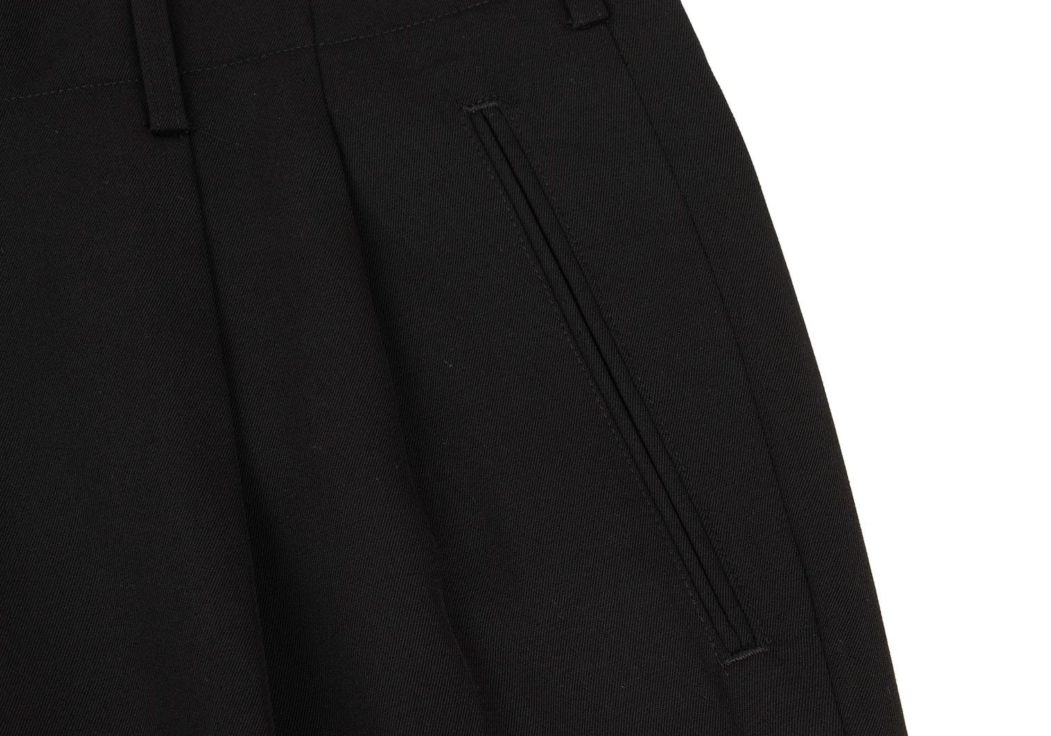 Yohji Yamamoto Yohji Yamamoto Wool Gabardine Pants Black L Size US 38 / EU 54 - 6 Thumbnail