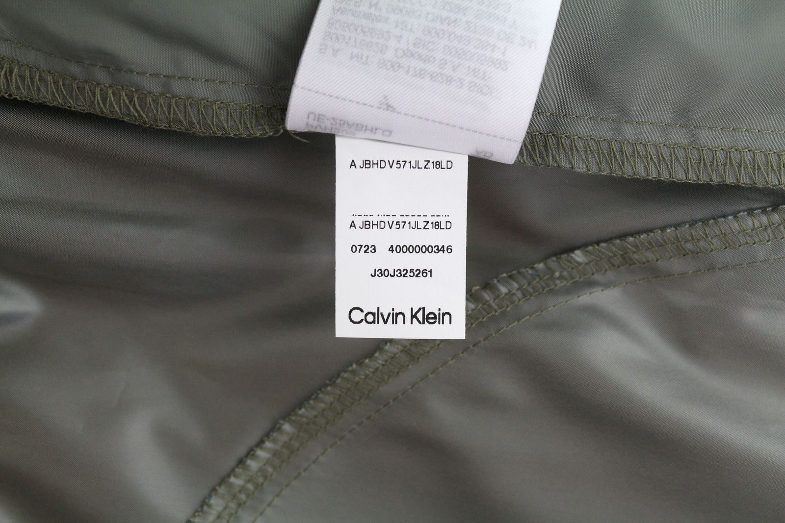 Calvin Klein S Grey Elastic Waist Shiny Track Cargo Pants 85021 Size US 28 / EU 44 - 10 Thumbnail