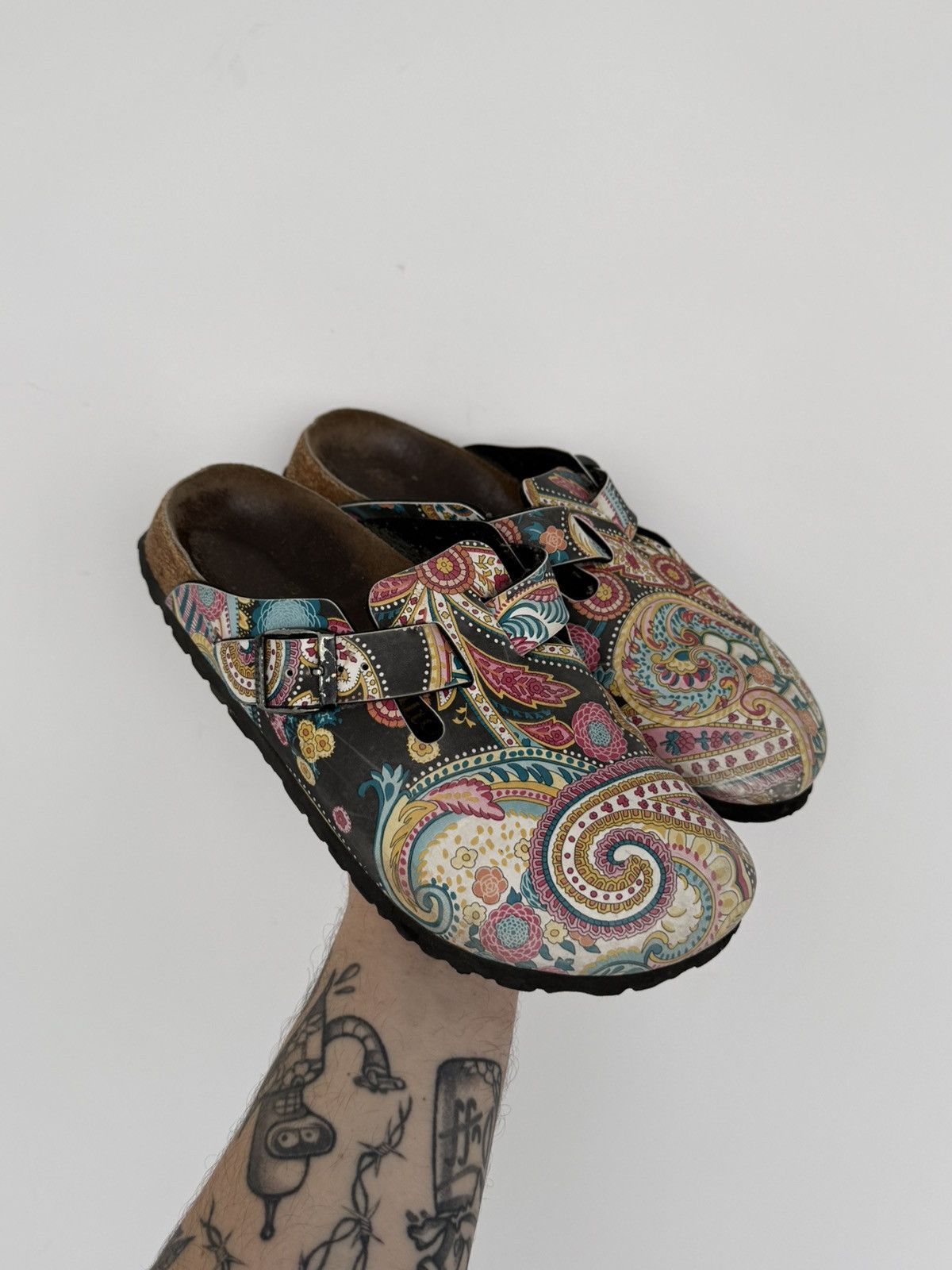 Birkenstock × Vintage Vintage Birkenstock Boston x Papillio Sandals Size US 8 / IT 38 - 1 Thumbnail