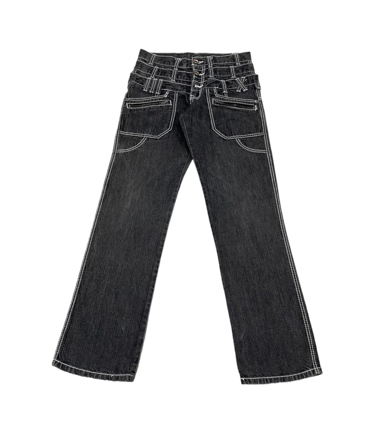 Japanese Brand × PPFM BackRush Japan Triple Waist Jeans Size US 30 / EU 46 - 2 Thumbnail