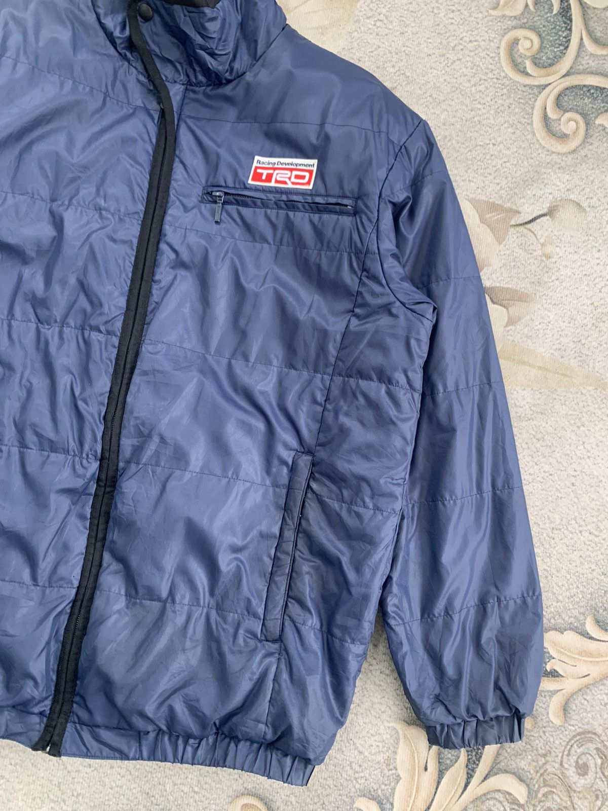 Japanese Brand Vtg TRD Thin Puffer Style Jacket Size US L / EU 52-54 / 3 - 4 Thumbnail