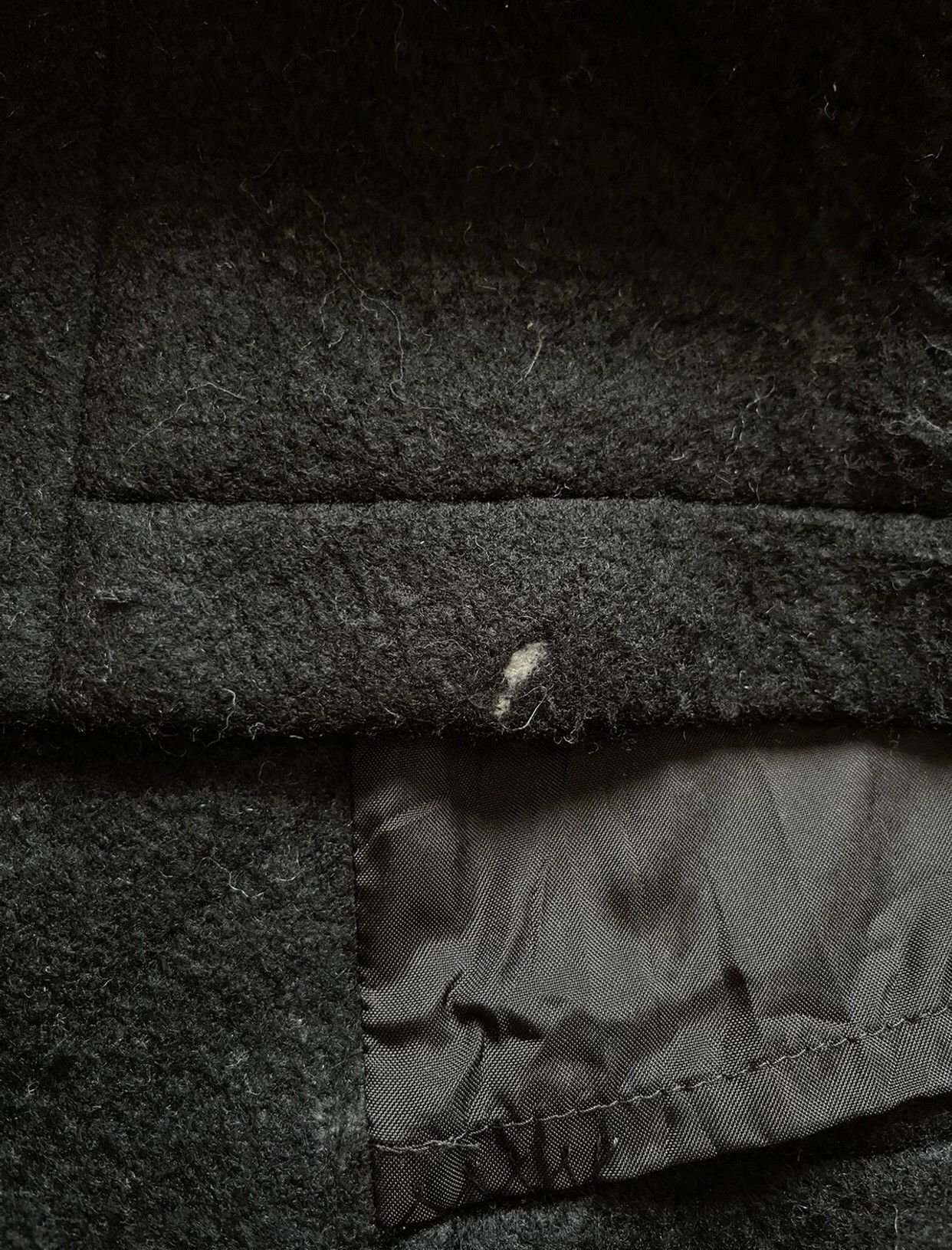 Designer × Yohji Yamamoto Yohji Yamamoto + Noir Wool Trench Coat With Belt Size US L / EU 52-54 / 3 - 19 Thumbnail