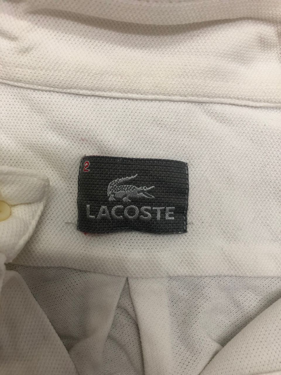 Vintage Lacoste Polo Long Sleeve grey logo limited made in japan Size US M / EU 48-50 / 2 - 3 Thumbnail