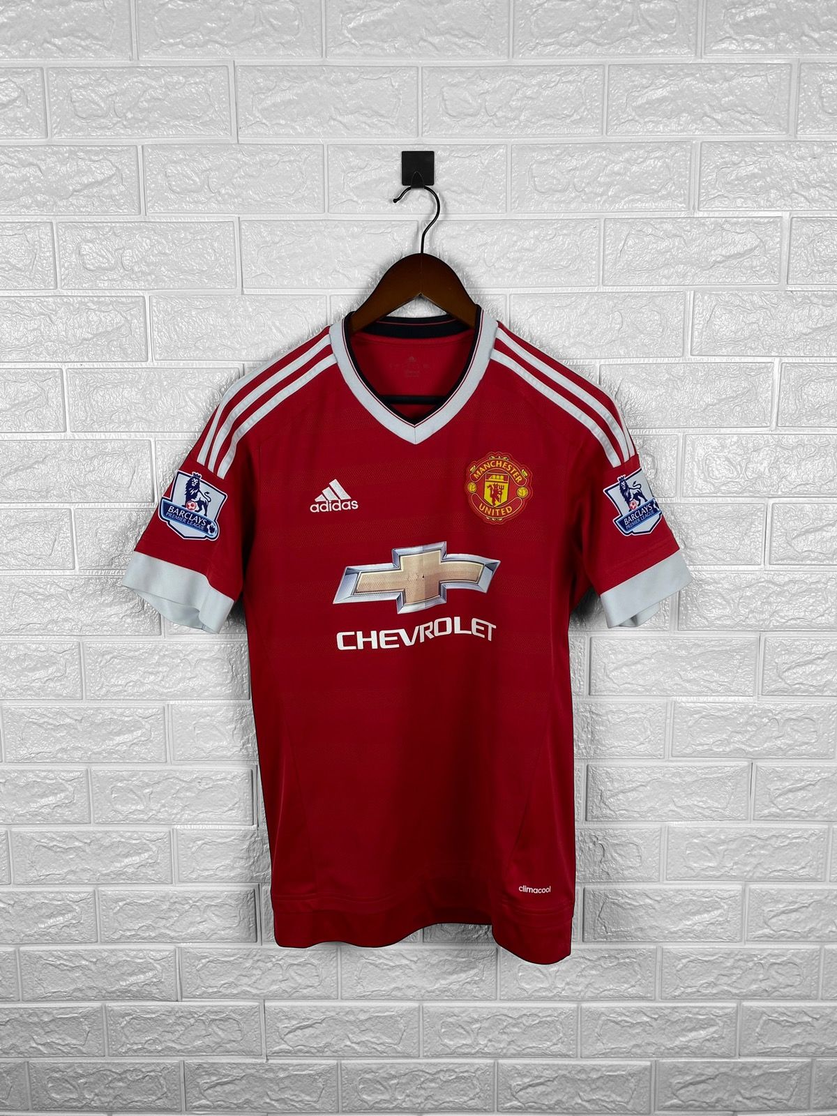 Pre-owned Adidas X Jersey Adidas Manchester United 2015 2016 Football Soccer Jersey In Red