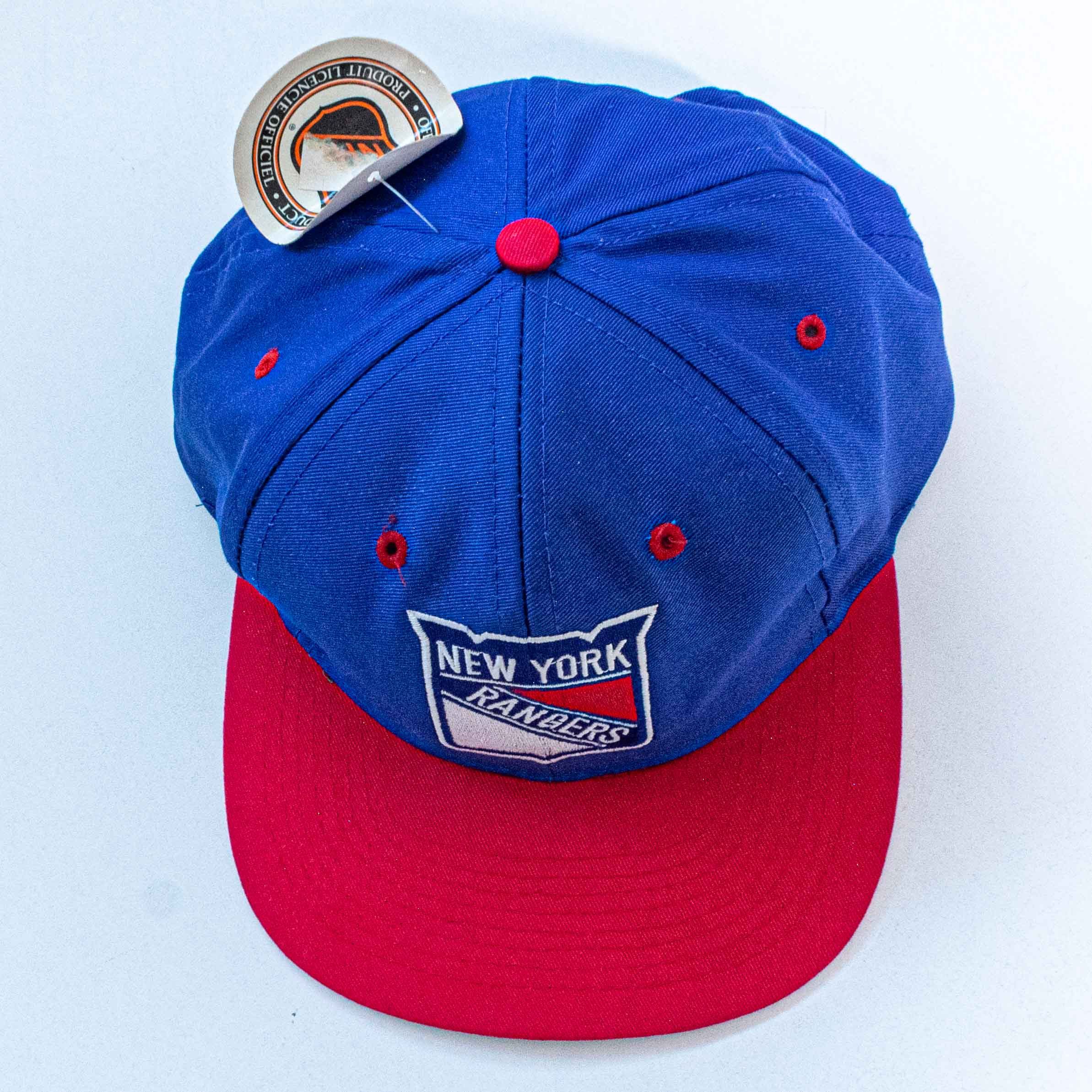NHL New York Rangers Plain Logo AJD NHL Snapback Hat Size ONE SIZE - 10 Thumbnail