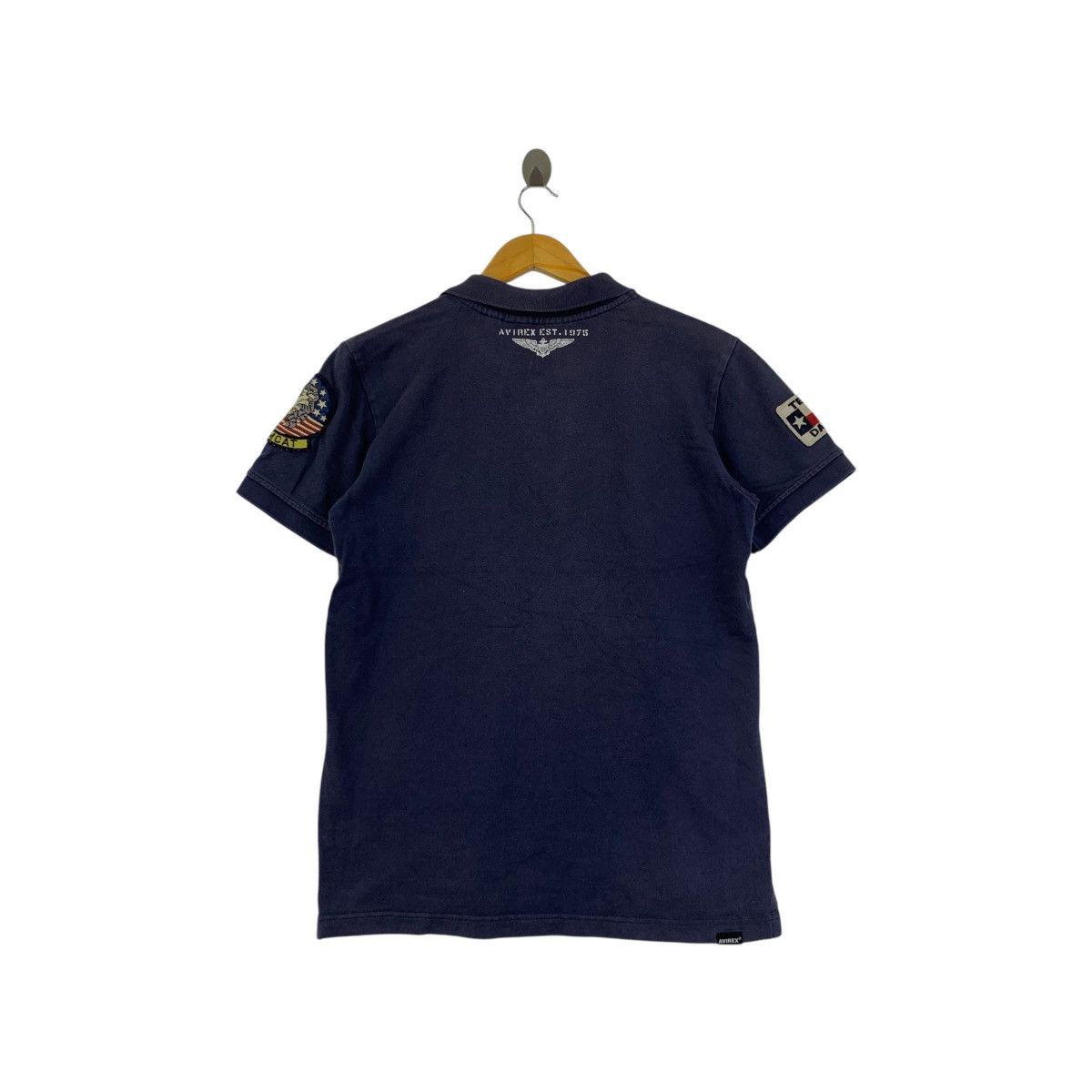 Avirex Vintage AVIREX USN TOMCAT US Navy Dallas Polo Size L / US 10 / IT 46 - 7 Thumbnail