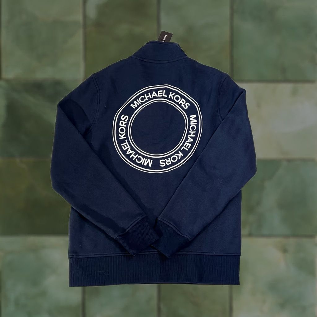 Michael Kors Michael Kors Pullover Mens M Blue Half Zip Sweatshirt Embroidered Logo New Size US M / EU 48-50 / 2 - 1 Thumbnail