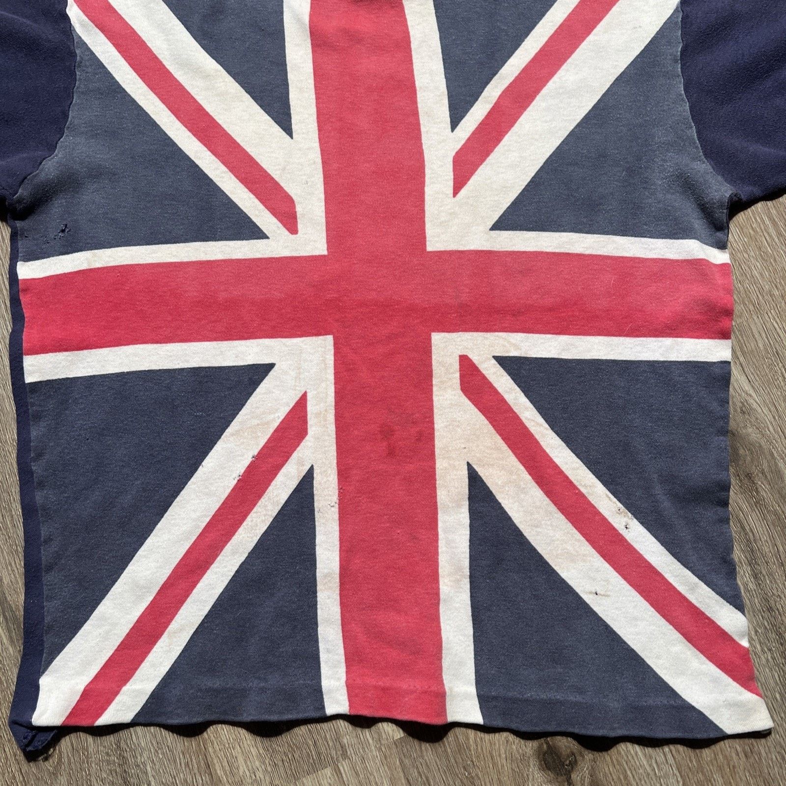 Vintage VTG 60s Union Jack T Shirt England Punk Sid Vicious T Shirt Size US M / EU 48-50 / 2 - 5 Thumbnail