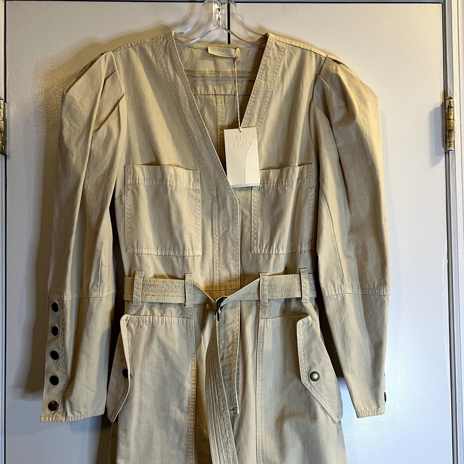 Ulla Johnson Ulla Johnson Levi Jumpsuit Brazilian Sand Size 2 100% cotton Size 26" / US 2 / IT 38 - 5 Thumbnail
