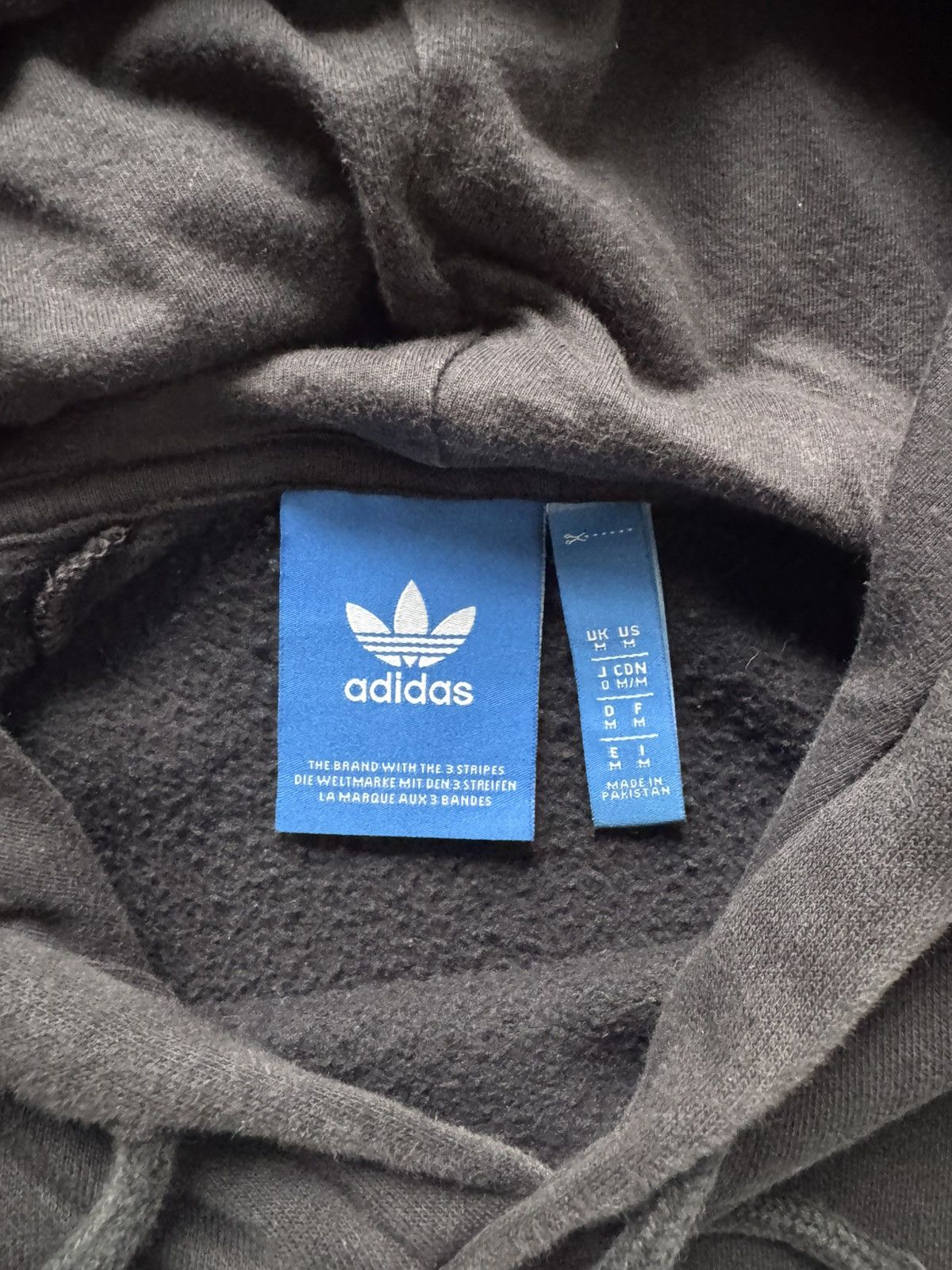 Adidas Adidas Black Hoodie Size US M / EU 48-50 / 2 - 5 Thumbnail