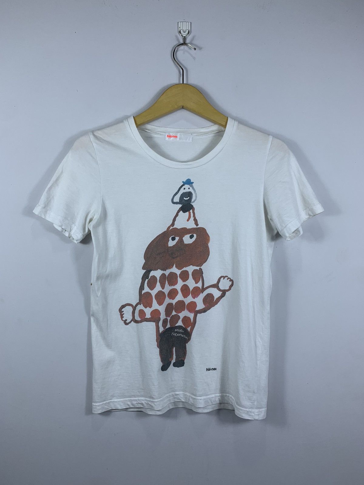 Ne-Net Vintage Ne-net by issey miyake big logo t-shirt made Japan Size US S / EU 44-46 / 1 - 1 Thumbnail
