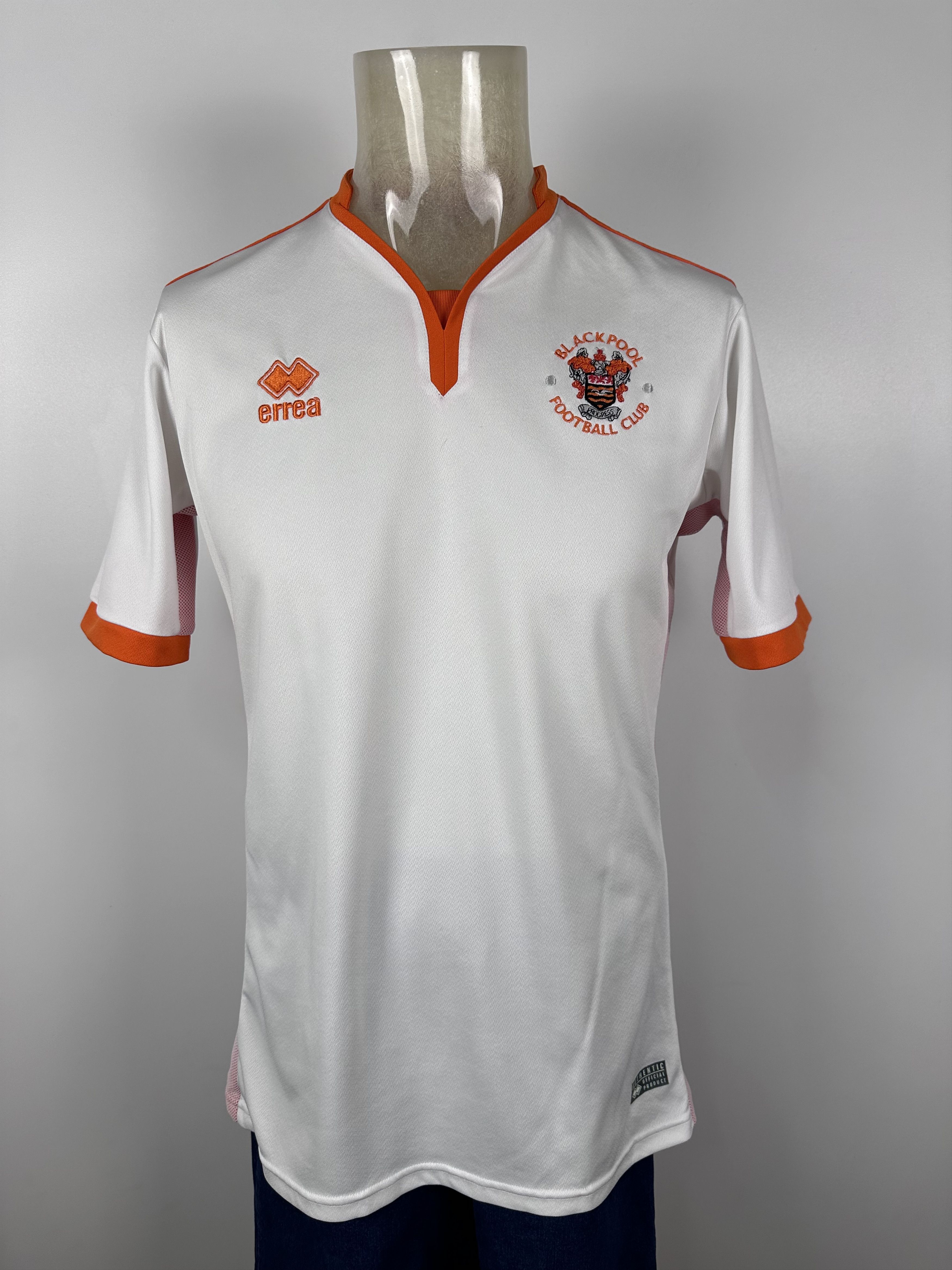 Errea Blackpool Home 2018 Away Football Shirt Soccer Jersey Errea Size US XXL / EU 58 / 5 - 1 Thumbnail