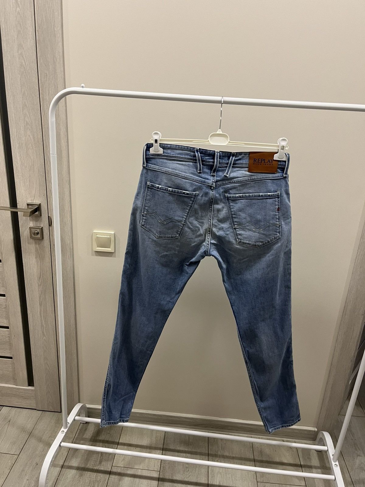 Replay 🔥Flared 🔥Replay Anbass Distressed Denim🔥 Size US 32 / EU 48 - 3 Thumbnail
