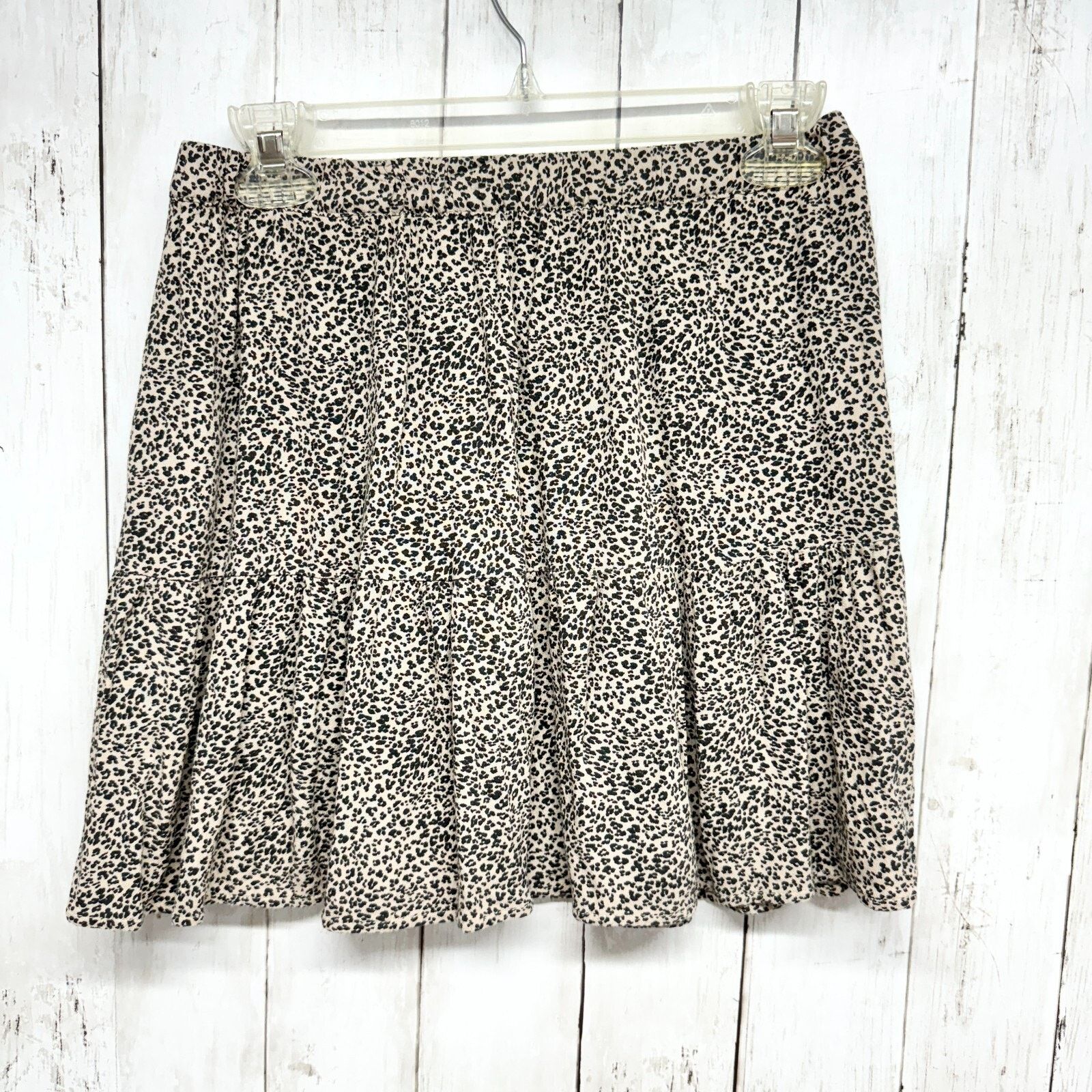 American Eagle Outfitters American Eagle Skirt XXS Cheetah Print Elastic Waist Pull On Size 27" / US 4 / IT 40 - 1 Thumbnail