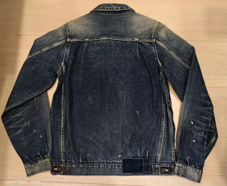 Visvim Visvim VISVIM Jumbo Damaged Denim Jacket 18AW-2506 Size US S / EU 44-46 / 1 - 5 Thumbnail