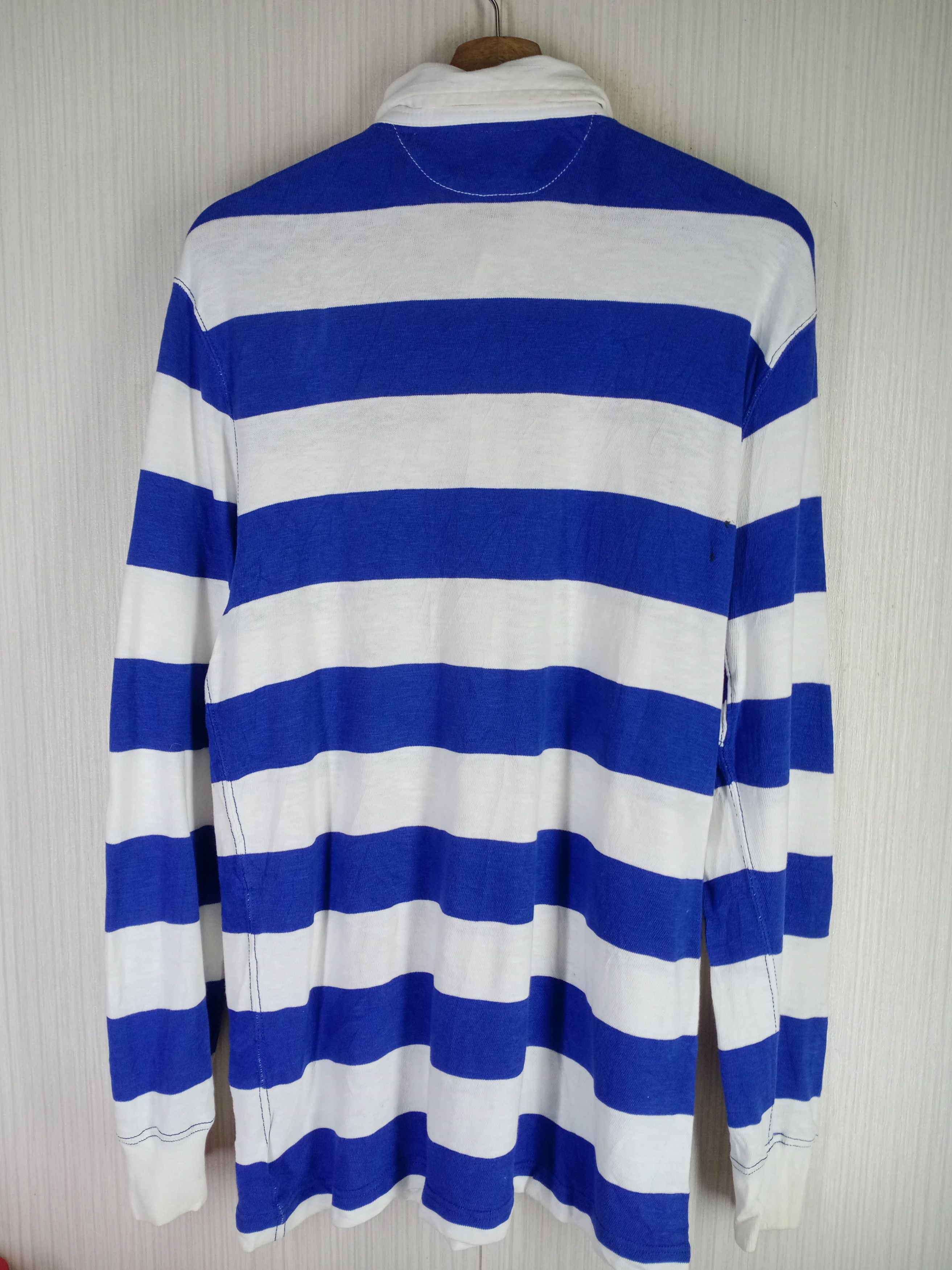 Polo Ralph Lauren Rare Vintage Polo Ralph Lauren Striped Long Sleeve Polo Size US M / EU 48-50 / 2 - 3 Thumbnail