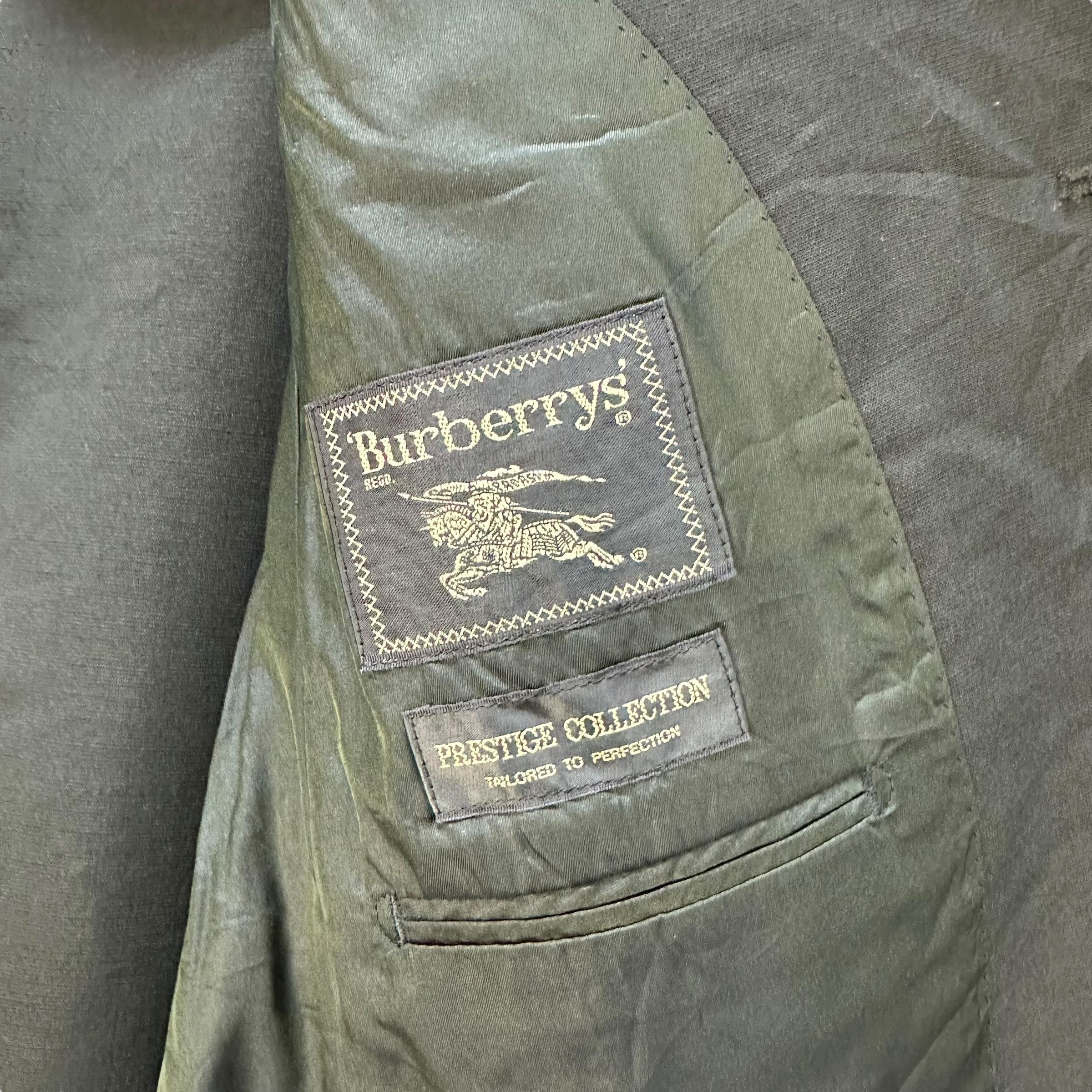Burberry BURBERRYS Wool & Mohair Blazer Suit Jacket #A45-1038 Size 42R - 8 Thumbnail