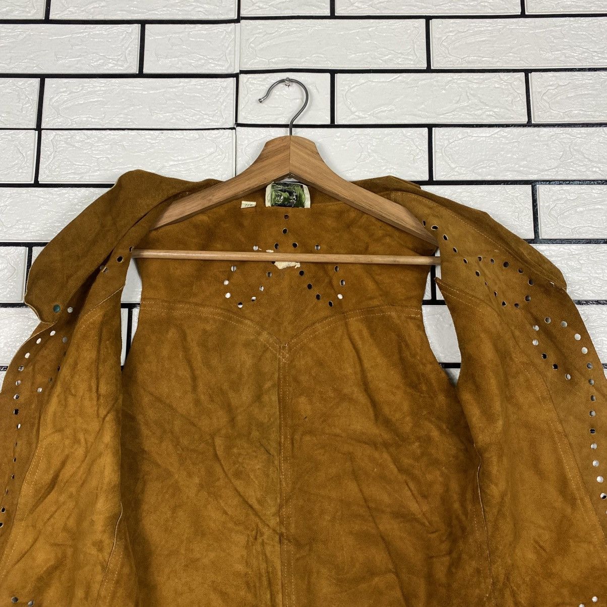 Japanese Brand 📌Vintage Vest Jacket Leather Sun Valley Issey Miyake Size US M / EU 48-50 / 2 - 15 Thumbnail