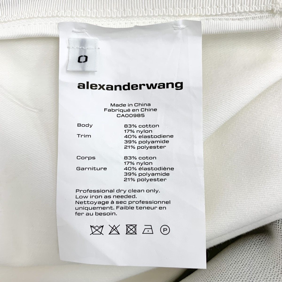Alexander Wang Alexander Wang High Waist Logo Elastic Carrot Pants K26WX Size 25" / US 0 / IT 36 - 6 Thumbnail