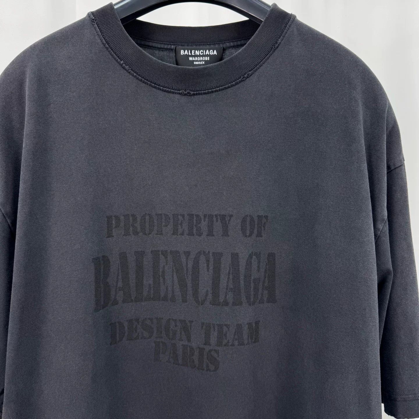 Balenciaga Balenciaga Washed Printed Letter Short Sleeve Size US S / EU 44-46 / 1 - 3 Thumbnail