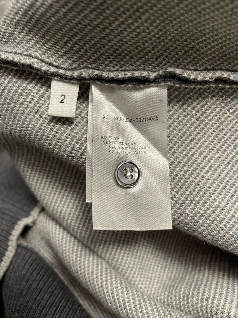 Thom Browne Thom Browne size2 Gray four stripe puppy knit round neck sw Size US M / EU 48-50 / 2 - 6 Thumbnail