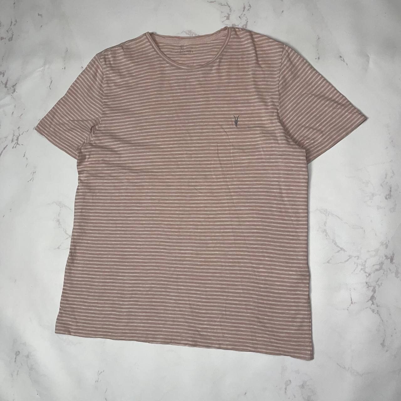 Allsaints Allsaints luxury streetwear t-shirt striped Size US XL / EU 56 / 4 - 3 Thumbnail