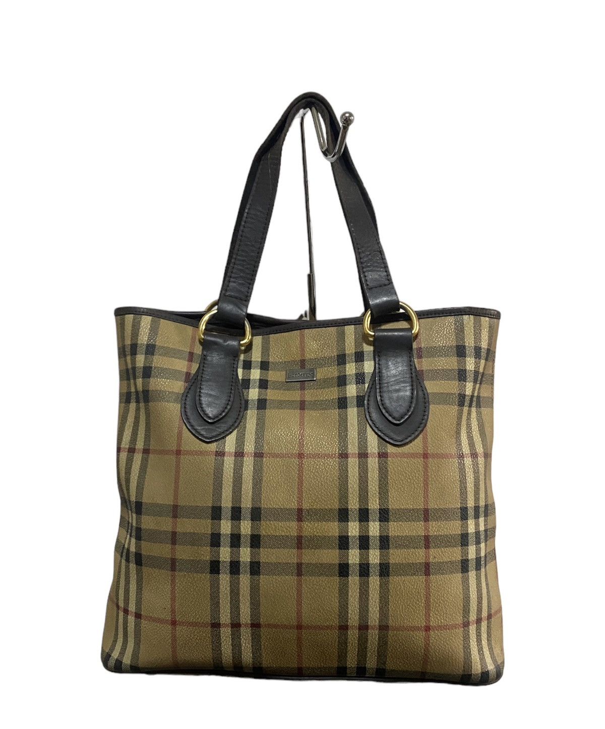 image of Vintage Burberry Totebag in Brown, Women's
