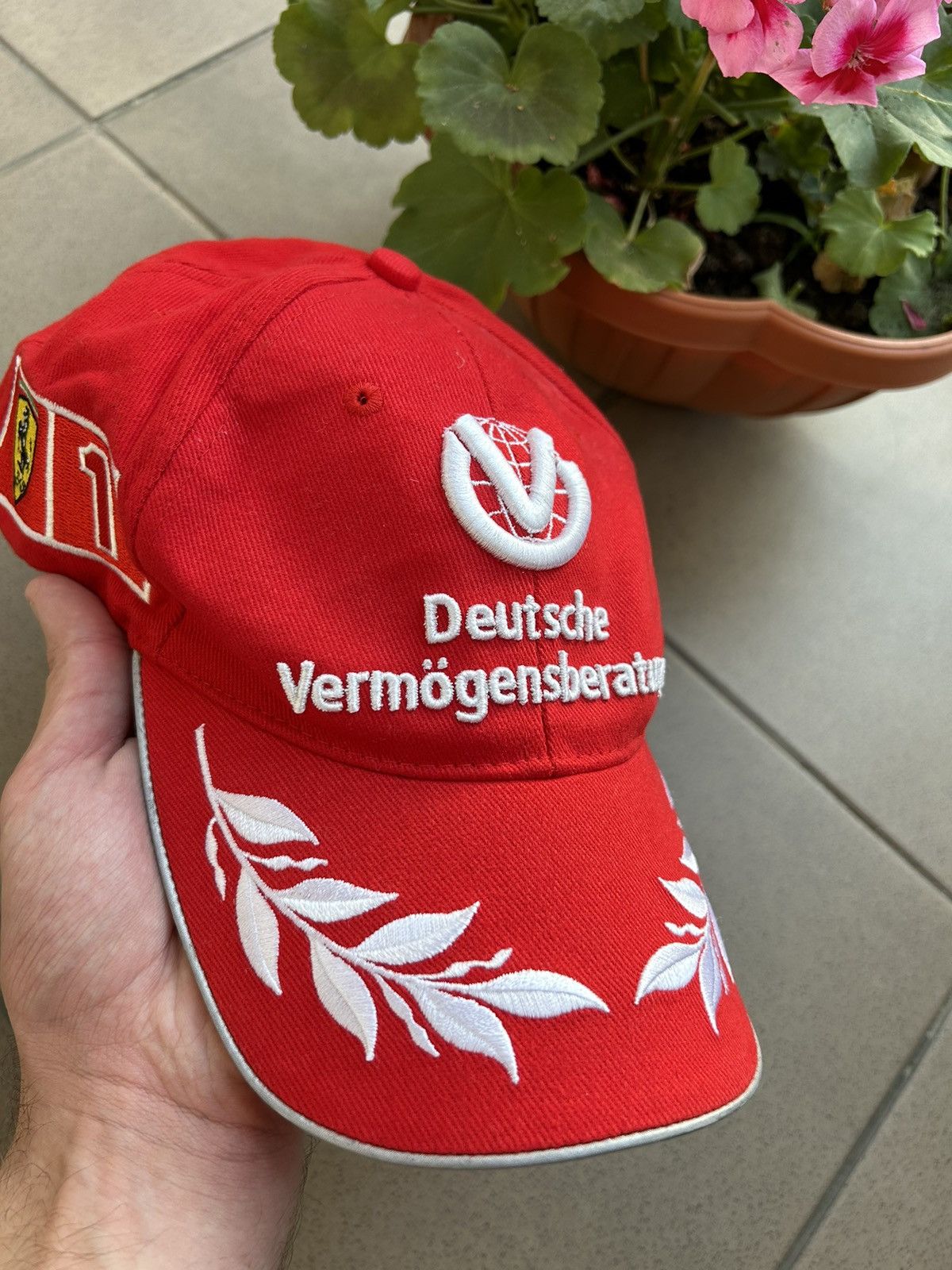 Ferrari × Vintage Cap Ferrari Michael Schumacher 2000 Size ONE SIZE - 1 Thumbnail
