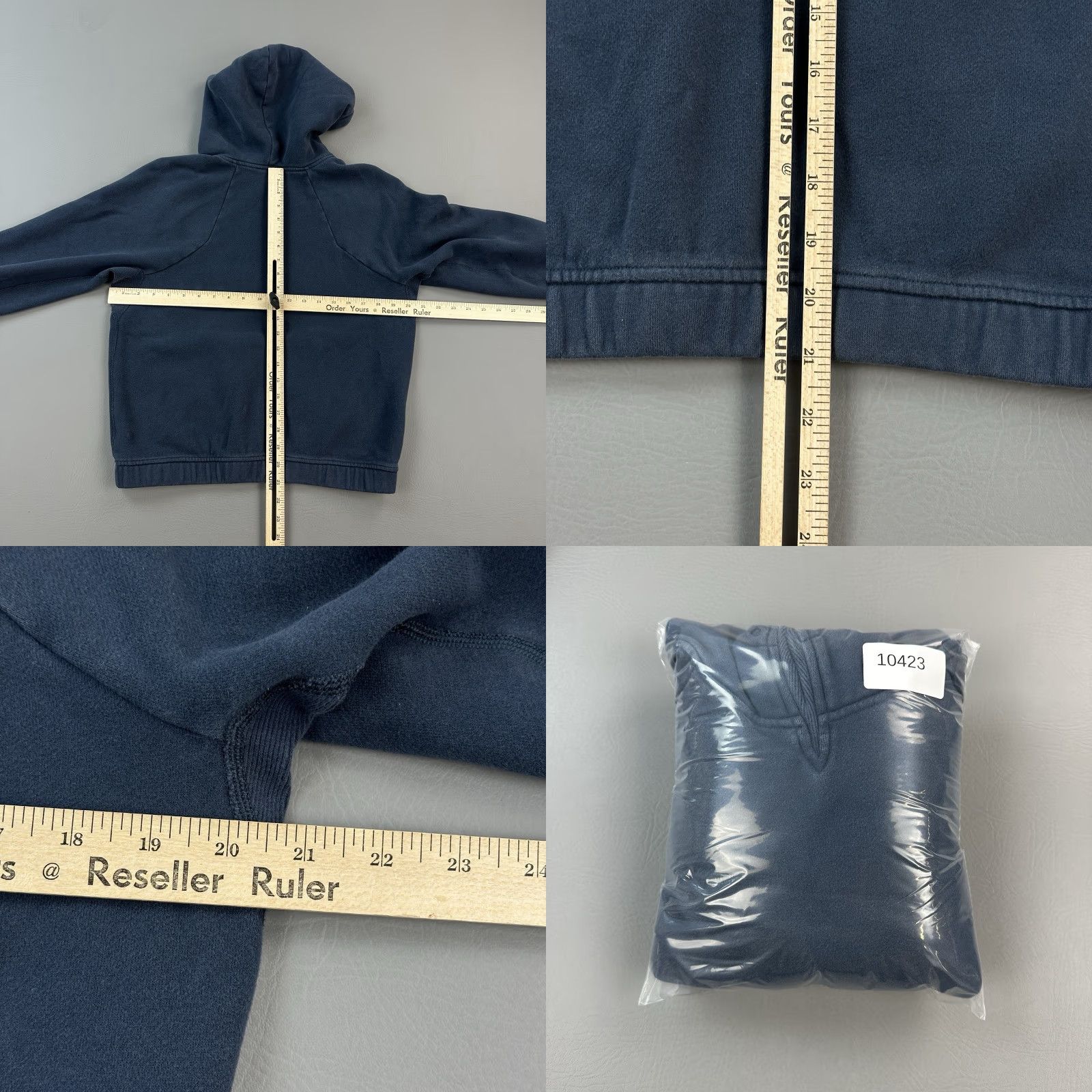 Lululemon Lululemon Hoodie Women's 6 Scuba Navy Pullover Long Sleeve Activewear Athleisure Shirt/Fleece Logo Size M / US 6-8 / IT 42-44 - 8 Thumbnail