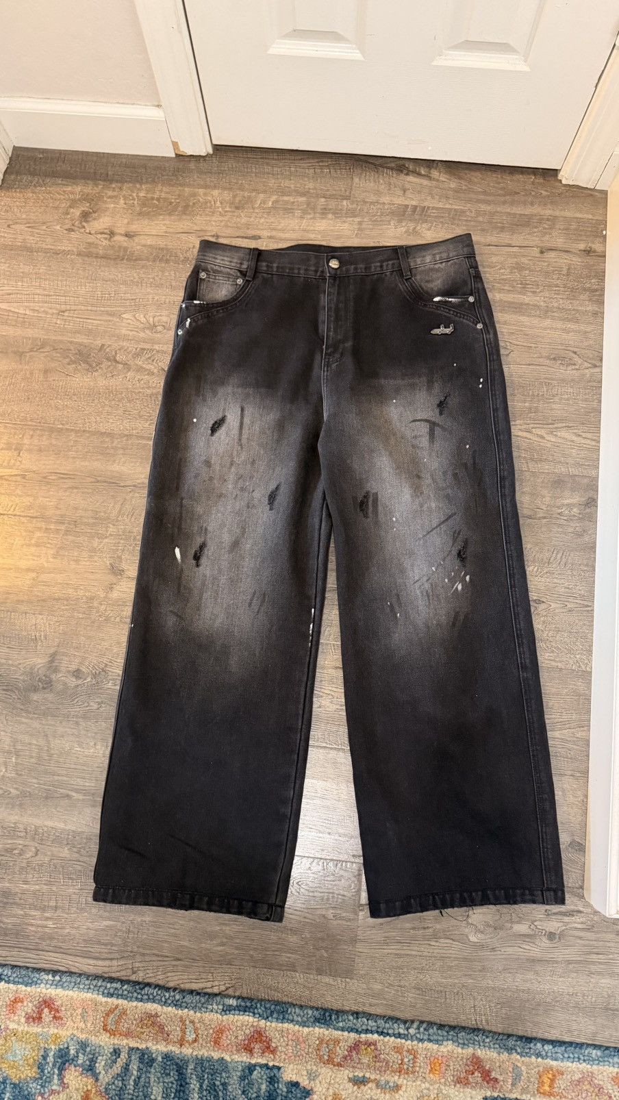 Other Deputy Department Baggy Paint Splatter Denim Size US 36 / EU 52 - 1 Thumbnail
