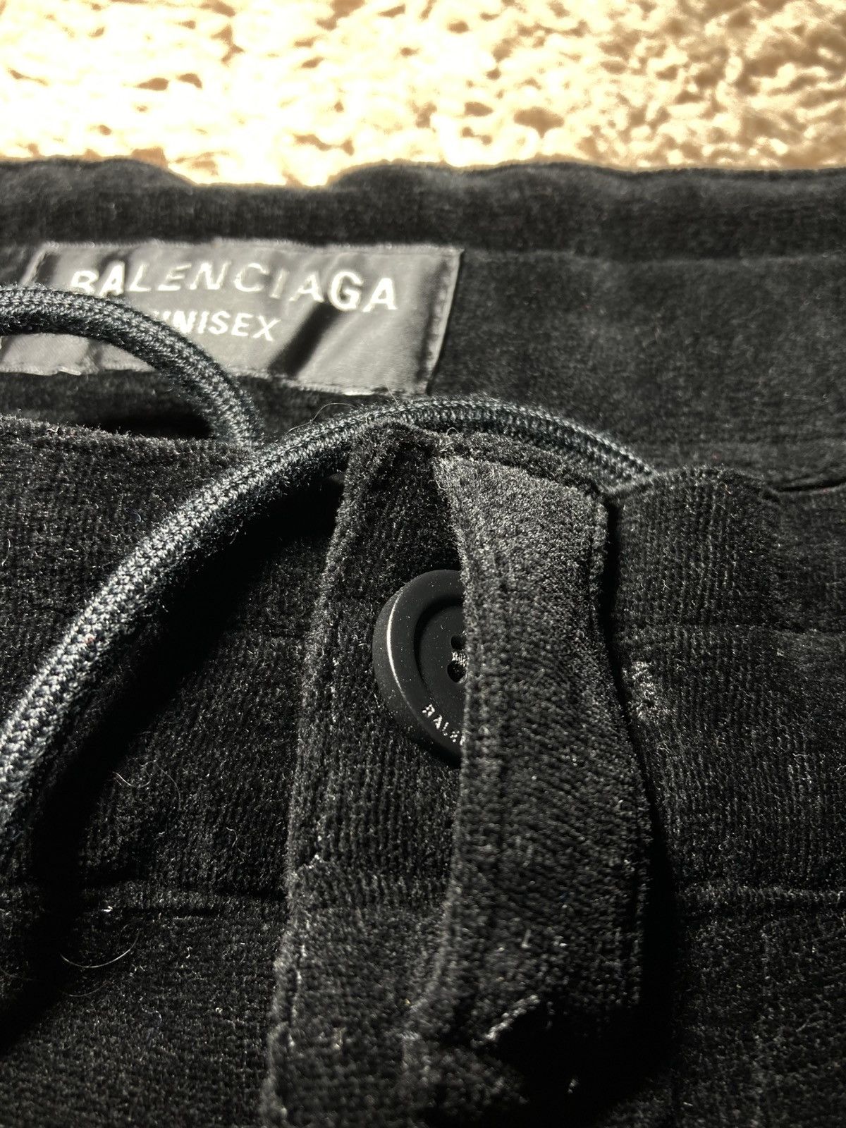 Balenciaga New 2022 Balenciaga Velvet Wide Leg Sweats Jean Velour Demna Size US 32 / EU 48 - 9 Thumbnail