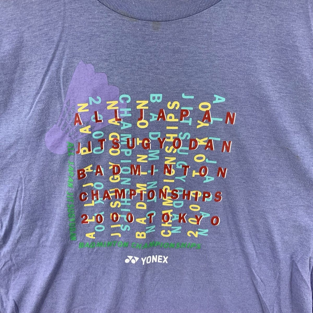 Vintage Vintage Yonex Badminton Championships 2000 Tokyo Graphic Tee Size US M / EU 48-50 / 2 - 6 Thumbnail